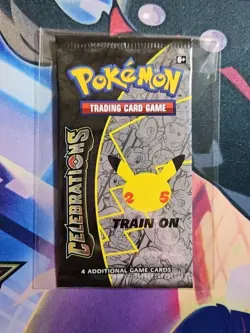 Pokemon Celebrations Booster Pack English Sealed 25th Anniversary 50 - Image 1