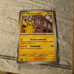 Pikachu At The Museum, Pokemon X Natural History Museum Jumbo Promo - SEALED - Image 1