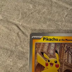 Pikachu At The Museum, Pokemon X Natural History Museum Jumbo Promo - SEALED - Image 4