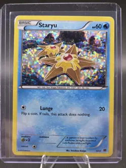 2015 Pokemon XY PRIMAL CLASH STARYU REVERSE HOLO RARE 4/12 - Image 1
