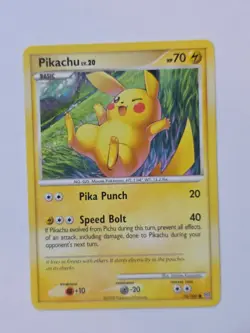 2008 Pokemon, D&P Stormfront, #70/100 Pikachu NM - Image 1
