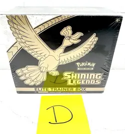 Shining Legends Pokemon Elite Trainer Box ETB Factory Sealed - Tear In Plastic - Image 1