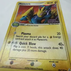 Manectric 46/110 EX Holo Phantoms Holo Stamped Rare Pokemon Card 2006 LP - Image 3
