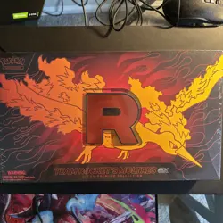 Pokemon TCG Team Rocket’s Moltres ex Ultra Premium Collection UPC - New/Sealed - Image 1