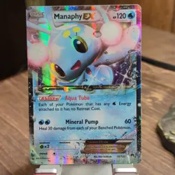 Pokemon Manaphy EX Breakpoint Full Art Holo Rare 32/122 Basic HP120 2016 - Image 1