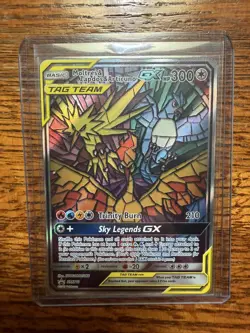 Pokemon TCG Moltres Zapdos Articuno GX SM210 Hidden Fate Promo - Image 1