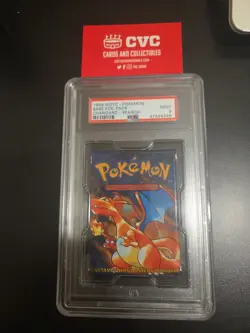 1999 Pokemon Base Foil Set Booster Pack Spanish PSA 9 Charizard Art Sealed - Image 1