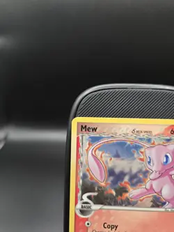 2007 Pokemon Mew (Delta Species) 3/17 POP Series 5 Holo Rare ERROR inverted back - Image 2