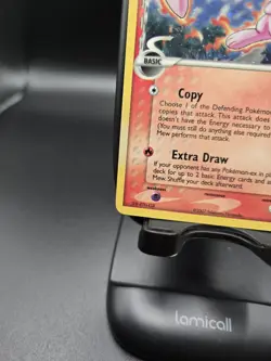 2007 Pokemon Mew (Delta Species) 3/17 POP Series 5 Holo Rare ERROR inverted back - Image 4