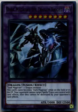 Dark Magician the Dragon Knight Ultra Rare Ghosts From the Past: The 2nd Hauntin - Image 1