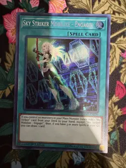 Yugioh Sky Striker Mobilize - Engage! DASA-EN030 Secret Rare 1st Edition - Image 1