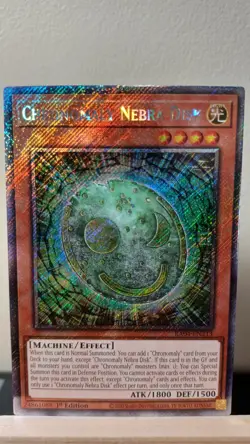 Chronomaly Nebra Disk 1st Edition [NM] - Yu-Gi-Oh! RA04 [Platinum Secret Rare] - Image 1