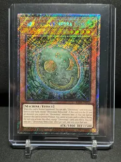Chronomaly Nebra Disk RA04-EN213 1st Edition Platinum Secret Rare Yu-Gi-Oh! NM - Image 1