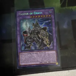 Yu-Gi-Oh! Master of Chaos 1st Edition Fusion Spellcaster 3000 ATK 2500 DEF Holo - Image 1