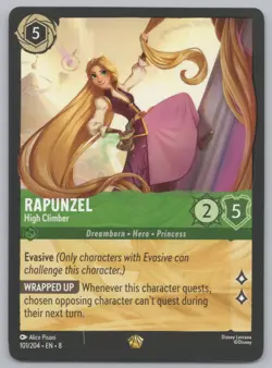 Disney Lorcana - Rapunzel - High Climber 101/204 - Reign of Jafar (8) - Image 1