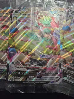 Pokemon TCG Snorlax VMAX Promo Card 142/202 Jumbo Holo Card SEALED - Image 1