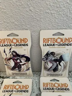 RIFTBOUND TCG LEAGUE OF LEGENDS SPIRIT FORGED 14 CARD SLEEVED BOOSTER LOT (25)🔥 - Image 2