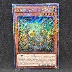 Chronomaly Nebra Disk RA04-EN213 1st Ed Platinum Secret Rare NM Yu-Gi-Oh! Card - Image 1