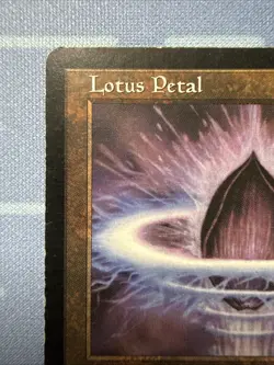 Lotus Petal - Tempest - Magic The Gathering - Vintage 1997 - Image 2