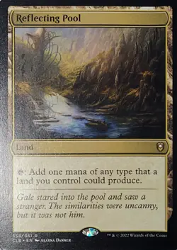 MTG - Reflecting Pool - Rare Land Commander Legends Baldur's Gate 358 2022 WotC - Image 1