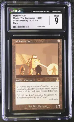 Metalworker. Urza's Destiny Mtg. CGC 9 Mint! - Image 1