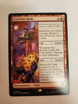 Cool but Rude Enchantment Class 0089 TMNT Regular Near Mint NM MTG - Image 1