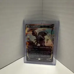 Gev, Scaled Scorch (Borderless) (Raised Foil) Bloomburrow Foil - Image 1