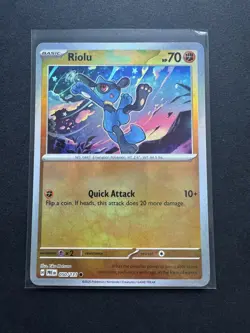Pokemon TCG -S&V- Prismatic Evolutions - Riolu - 050/131 - Pokeball Reverse Holo - Image 1