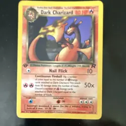Pokemon Dark Charizard 21/82 Team Rocket Rare English HP80 2000 Wizards - Image 1