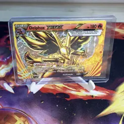 Delphox BREAK 14/124 Fates Collide Ultra Rare Pokemon Card - Image 1