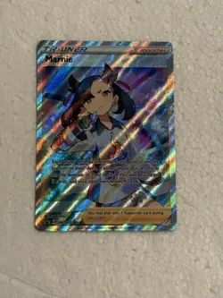 Pokemon TCG Marnie SWSH121 Black Star Promo English Full Art 2021 - Image 1
