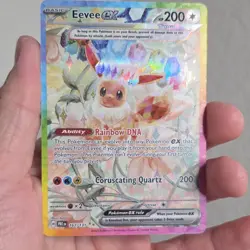 Pokemon Eevee ex 167/131 Sv: Prismatic Evolutions Holo Special Illustration Rare - Image 1