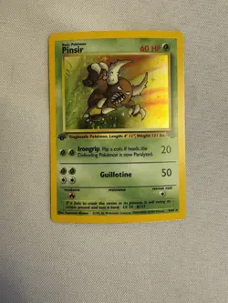 1999 Pokemon - 1st Edition Pinsir Holo Rare - Jungle 9/64 - WOTC - Image 1