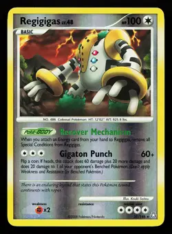 Regigigas 37/146 Rare Reverse Holo Legends Awakened Pokemon Card - Image 1