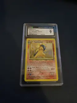2000 POKEMON NEO GENESIS #17/111 TYPHLOSION HOLO CGC 9 - Image 2