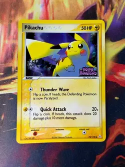 Pikachu 78/110 LP-NM Reverse Holo *STAMPED* Holon Phantoms 2006 Pokemon TCG - Image 1