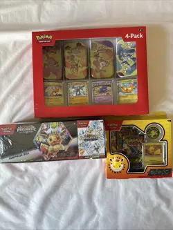 Pokemon Bundle: 151 Mini Tins, Surprise Box With Booster Bundle, 30th Anniversay - Image 1