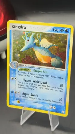 Kingdra Team Rocket Returns Holo Rare Pokemon Card 12/109 2004 NM - Image 2