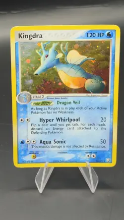 Kingdra Team Rocket Returns Holo Rare Pokemon Card 12/109 2004 NM - Image 3