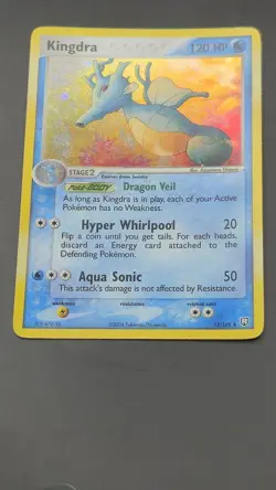 Kingdra Team Rocket Returns Holo Rare Pokemon Card 12/109 2004 NM - Image 5