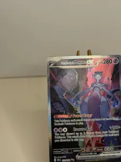 Pokemon Team Rockets Mewtwo EX 231/182 Full Art Destined Rivals English - Image 2