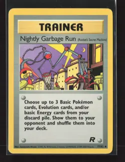 Nightly Garbage Run 77/82 Uncommon Team Rocket Pokemon NM - Image 2