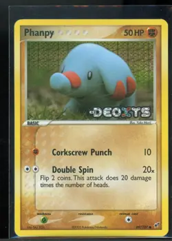Phanpy 69/107 Reverse Holo Common Deoxys Pokemon NM - Image 2