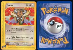 Tauros 133/165 Common Expedition Base Set Pokemon NM - Image 1