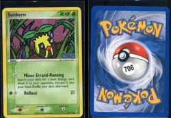 Sunkern 76/115 Reverse Holo Common Unseen Forces Pokemon NM - Image 1