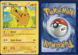 Pikachu 42/146 Common XY Pokemon NM - Image 1