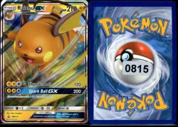 Raichu-GX SM213/248 Promo SM Black Star Promos Pokemon NM - Image 1