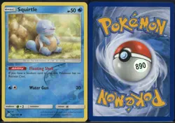 Squirtle 22/181 Reverse Holo Common Team Up Pokemon NM - Image 1