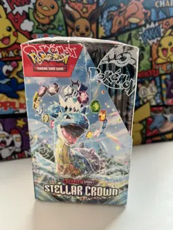 Pokemon TCG Stellar Crown Half Booster Box (18 Packs) - New & Sealed - Image 3