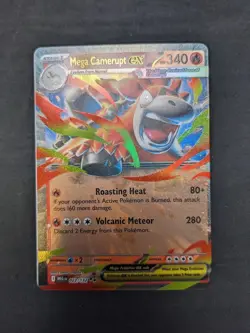 Mega Camerupt ex - 022/132 - ME01: Mega Evolution - Pokemon TCG - MISCUT - NM - Image 2